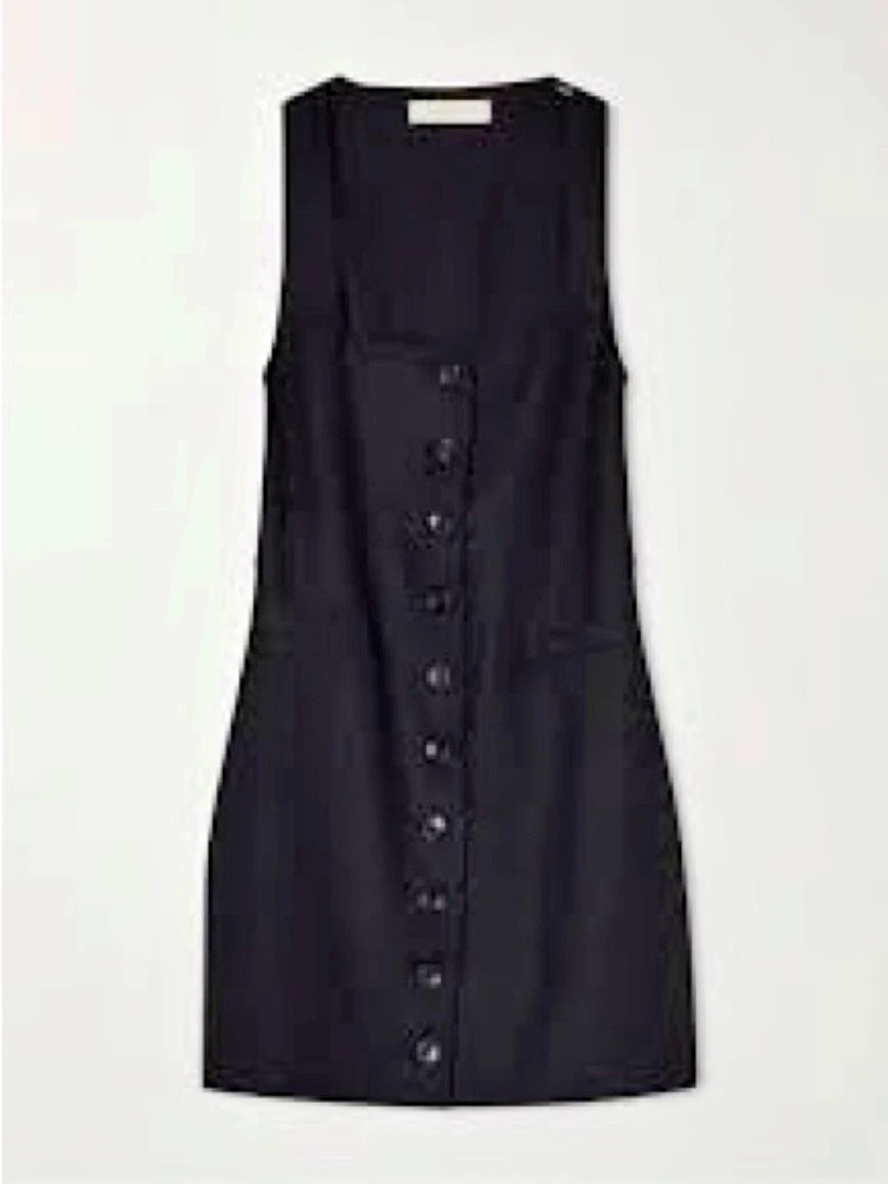 Faithfull the Brand Jaques Mini Dress Black Small - Picture 4 of 8
